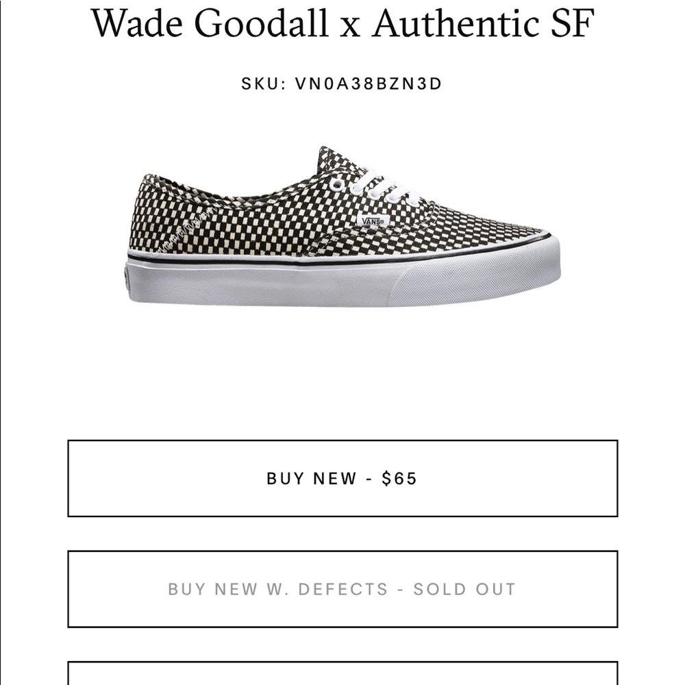 Checkered vans